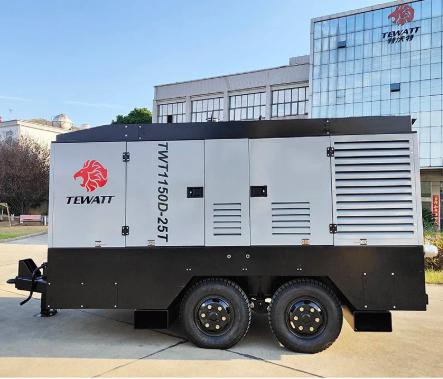 Kahe rõhuga kaasaskantav õhukompressor 35 baari